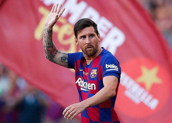 Lionel Messi cho thấy anh đã sẵn sàng rời Barcelona. Ảnh: Getty Images