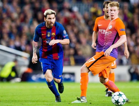 Lionel Messi và Kevin De Bruyne từng đối đầu ở cấp CLB lẫn đội tuyển. Ảnh: Getty Images