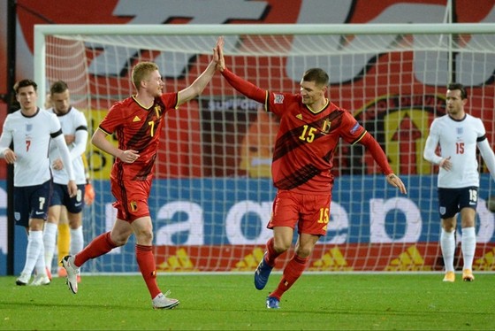 Đội tuyển số 1 thế giới, Bỉ tỏ rõ sức mạnh trước tuyển Anh. Ảnh: Getty Images  