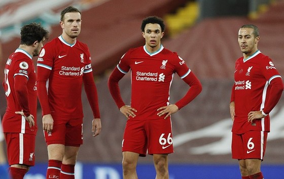 Liverpool thất vọng khi thua trận thứ 2 liên tiếp trên sân nhà. Ảnh: Getty Images