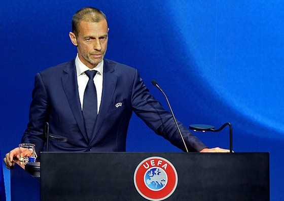 Chủ tịch UEFA, Aleksander Ceferin sẽ mạnh tay trừng phạt các CLB “ngoan cố”. Ảnh: Getty Images