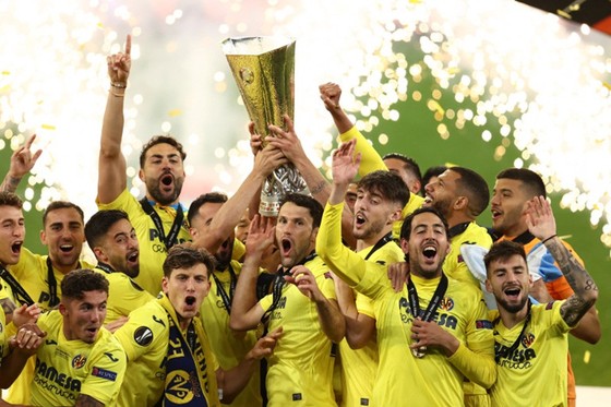 Villarreal giành danh hiệu lớn đầu tiên trong lịch sử CLB. Ảnh: Getty Images