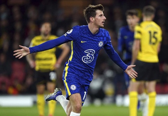 Mason Mount tỏa sáng với 1 bàn thắng và một đường kiến tạo cho Chelsea. Ảnh: Getty Images