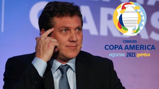 Chủ tịch liên đoàn bóng đá Nam Mỹ (CONMEBOL) Alejandro Dominguez.