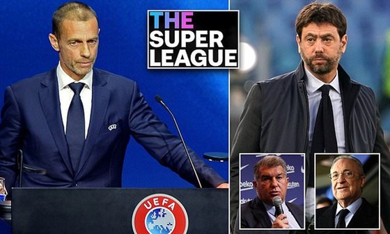 Chủ tịch Aleksander Ceferin đã lên án âm mưu nổi dậy chống lại UEFA vào thời điểm nhạy cảm.