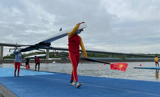Rowing Việt Nam sẽ sớm có trang thiết bị trong tháng này. Ảnh: A.R