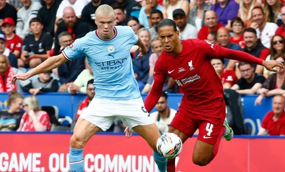 Erling Haaland từng bị Liverpol “khóa chặt” trong trận tranh Community Shield hồi tháng 8, nhưng giờ đang bùng nổ.