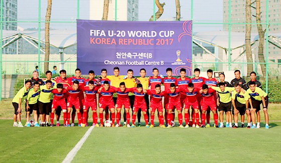 Đội tuyển U.20 Việt Nam tại Cheonan (Hàn Quốc)
