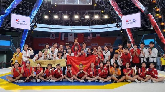Taekwondo Việt Nam vượt qua chủ nhà Hàn Quốc giành HCV Đại hội Võ thuật thế giới Chungju 2019 ảnh 1