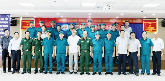 Lễ ra mắt Ban chỉ huy quân sự và tiểu đội tự vệ Công ty TNHH Một thành viên Xổ số kiến thiết TPHCM ảnh 3