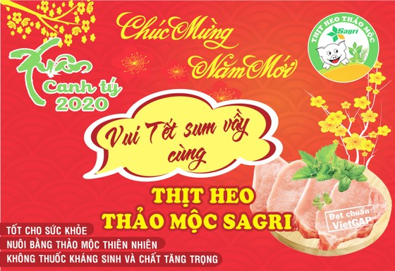 Vui Tết đoàn viên cùng thịt heo thảo mộc Sagri ảnh 1
