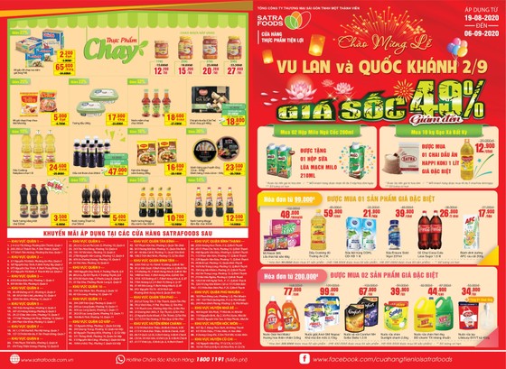 Quốc khánh 2-9: Hệ thống bán lẻ Satra khuyến mãi hấp dẫn từ 5% - 49% ảnh 1