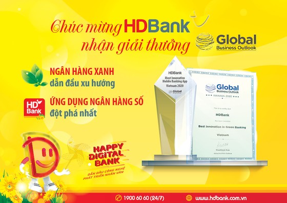 HDBank nhận giải Triển vọng Kinh doanh Toàn cầu năm 2020 ảnh 1
