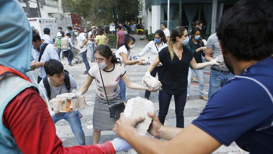 Mexico: Động đất 7,1 độ Richter, ít nhất 149 người thiệt mạng ảnh 5
