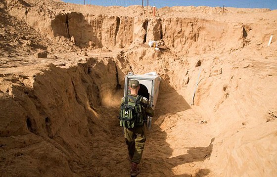 Israel công bố chi tiết bức tường ngầm dọc Dải Gaza ảnh 1