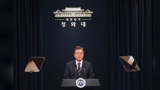 Tổng thống Hàn Quốc thông báo kết quả cuộc gặp với nhà lãnh đạo Triều Tiên ảnh 1
