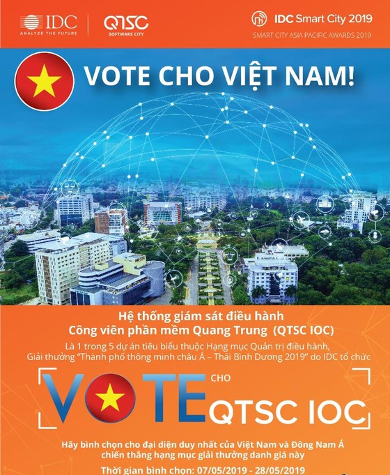 QTSC IOC vào vòng trong cuộc thi “Thành phố thông minh châu Á - Thái Bình Dương 2019” ảnh 1
