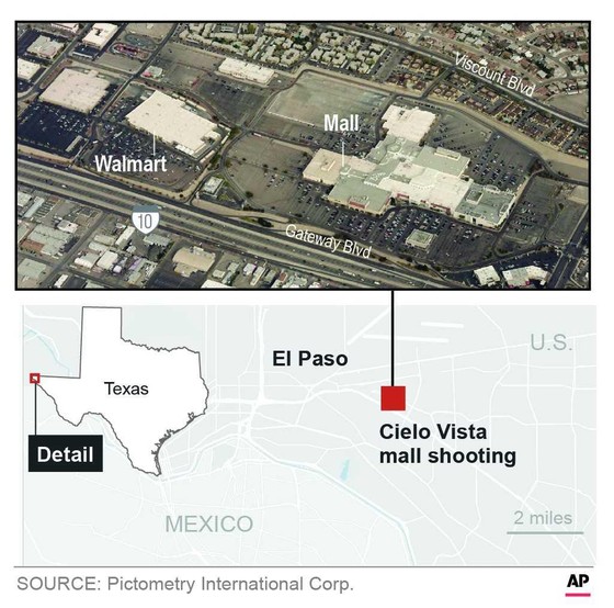 Xả súng tại Texas, ít nhất 46 người thương vong ảnh 1