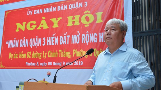 "Ngày hội nhân dân hiến đất mở rộng hẻm" trên địa bàn quận 3 ảnh 1
