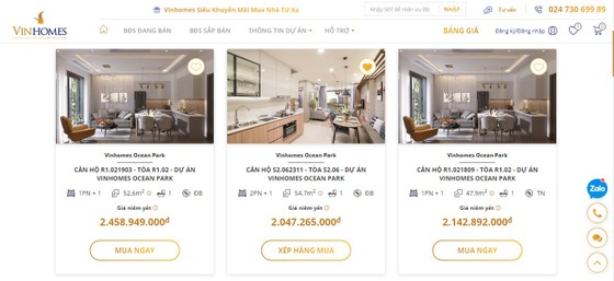 Vinhomes ra mắt sàn giao dịch bất động sản trực tuyến ảnh 3