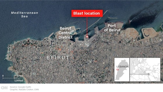Nổ ở Beirut, hàng ngàn người thương vong ảnh 1