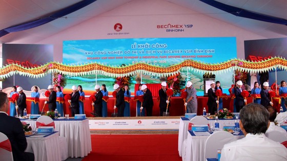 Khởi công Khu Công nghiệp, Đô thị và Dịch vụ Becamex VSIP Bình Định ảnh 1