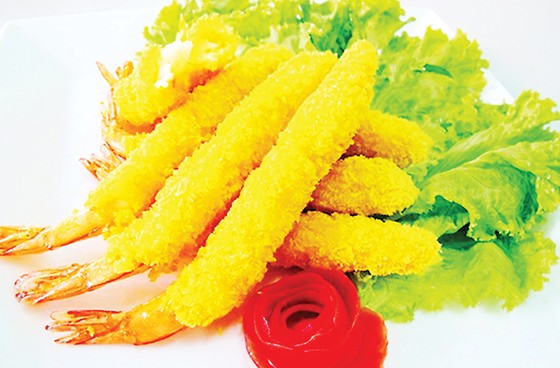 Tôm tẩm bột chiên vừa mềm vừa giòn ảnh 2