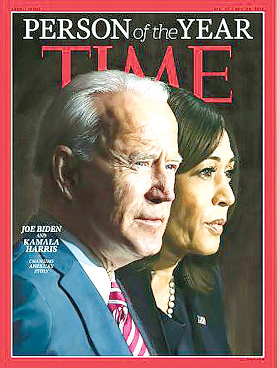 Tổng thống đắc cử Joe Biden là Nhân vật của năm 2020  ảnh 1