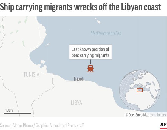 130 người di cư thiệt mạng trong vụ đắm tàu ở Libya  ảnh 3