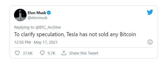 Elon Musk tự tay đâm nhát dao chí mạng vào Bitcoin ảnh 1