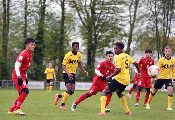 U20 Việt Nam có trận thắng 4-0 trước U21 Roda JC. Ảnh: T.L 