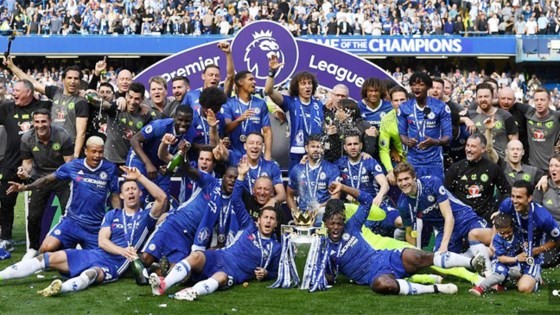 Chelsea của thầy trò HLV Conte xứng đáng lên ngôi vô địch Giải Ngoại hạng Anh 2016-2017.