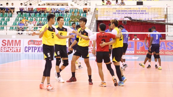 Việt Nam đứng đầu bảng Giải bóng chuyền các CLB nam châu Á 2017