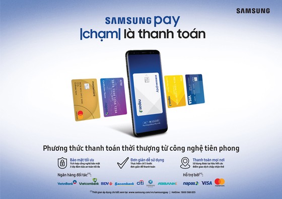 Từ ngày 29-9, Galaxy Note8, Samsung Pay phục vụ khách hàng Việt Nam