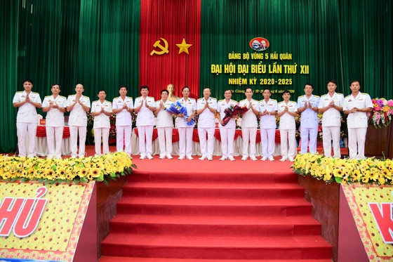 Đại hội đại biểu Đảng bộ Vùng 5 Hải quân lần thứ XII, nhiệm kỳ 2020-2025  ảnh 2