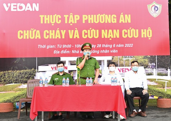 Vedan Việt Nam nâng cao kỹ năng phòng cháy chữa cháy cho hơn 100 cán bộ công nhân viên ảnh 2