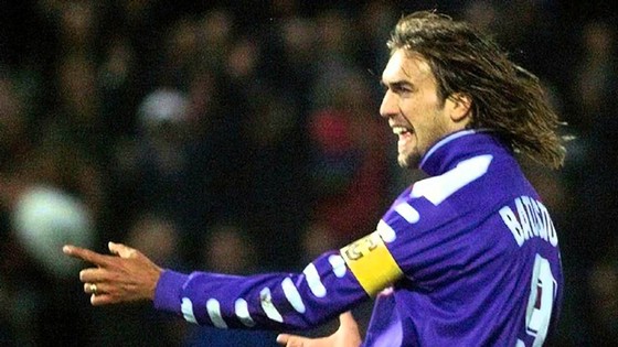 Batistuta trong màu áo Fiorentina