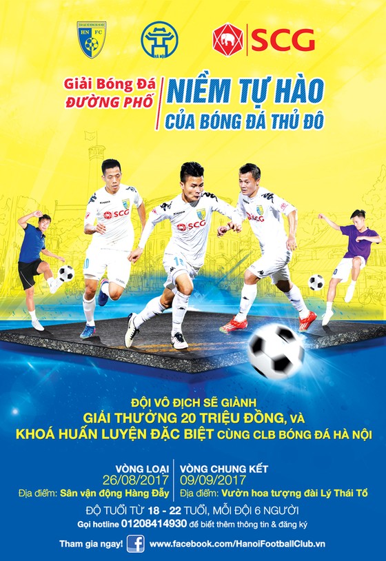 Giải đấu bóng đá đường phố Hà Nội ảnh 1