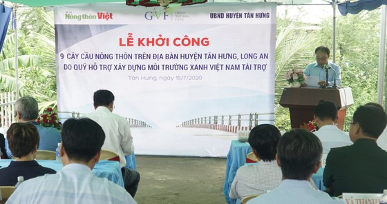 Khởi công xây dựng 9 cây cầu giao thông nông thôn tại huyện biên giới Tân Hưng, Long An ảnh 1