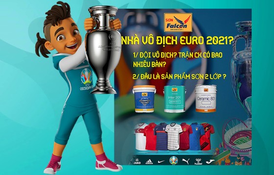 Dự đoán nhà vô địch Euro 2021 cùng thương hiệu Sơn Falcon