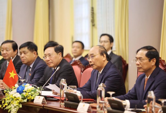 Chủ tịch nước Nguyễn Xuân Phúc hội đàm với Tổng Thư ký Liên hiệp quốc António Guterres  ảnh 4