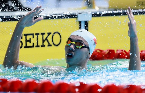 Sau chiến tích ở SEA Games 29, Huy Hoàng tiếp tục khẳng định tài năng ở giải Vô địch quốc gia                  Ảnh: QUỐC KHÁNH
