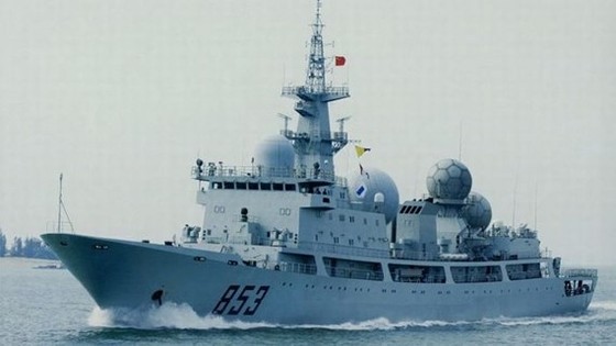 Tàu do thám lớp Dongdiao của Trung Quốc. Ảnh: ABC News