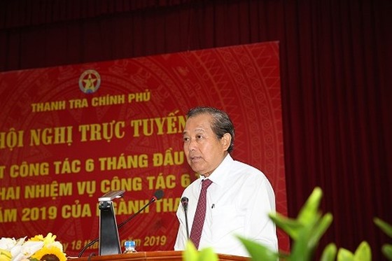 Phó Thủ tướng Thường trực Chính phủ Trương Hòa Bình phát biểu tại Hội nghị. Ảnh: VGP
