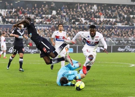 Bordeaux đánh bại Lyon 3-1. Ảnh Getty Images.