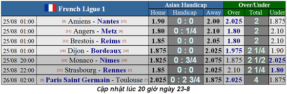 Lịch thi đấu giải Liga, Bundesliga, Serie A và Ligue 1 ngày 24-8 (Mới cập nhật) ảnh 11