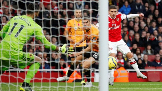 Arsenal - Wolves 1-1: Aubameyang tạo dấu ấn, Jimenez ghi tuyệt phẩm ảnh 5