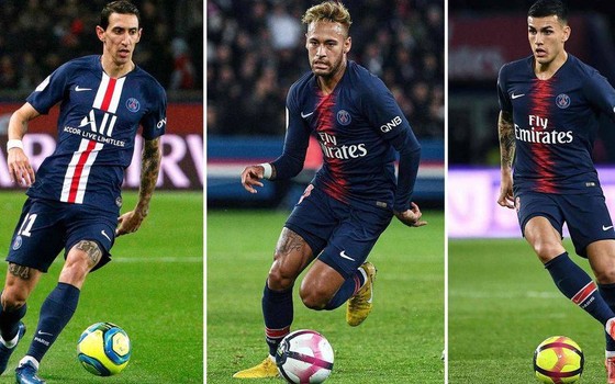 Neymar, Angel Di Maria và Leandro Paredes đều đang bị cách ly.