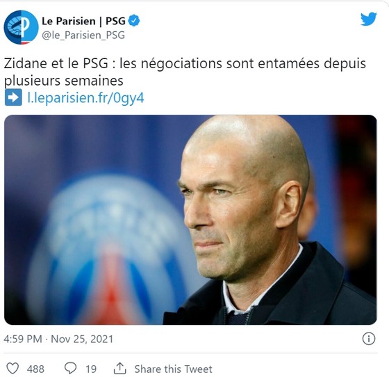 Zidane đã đàm phán nhiều tuần với PSG, mở đường cho Pochettino sang Man United ảnh 1