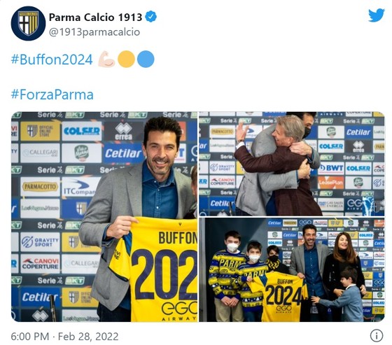 Gigi Buffon vẫn triển hạn với Parma ở tuổi 44 ảnh 1